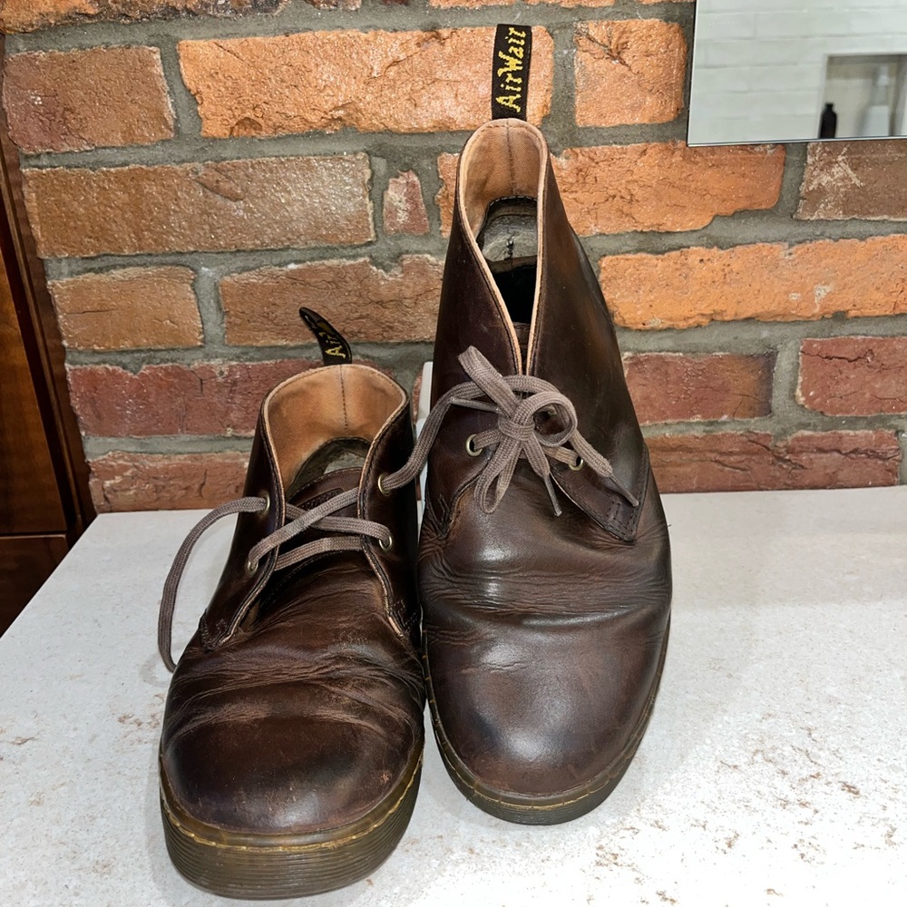 DR Martens Men's Cabrlllo Crazy Horse Leather Dessert Boots Sz 11 Discontinued
